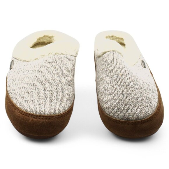 Acorn Faux Fur Mule Slippers - Picture 4 of 8